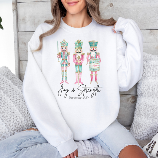 Joy & Strength Nutcracker Sweatshirt